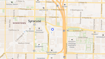 Map for Jefferson Tower - Syracuse, NY