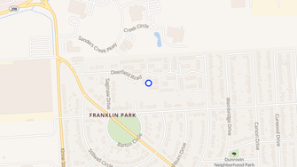 Map for Franklin Park Garden Apartment - East Syracuse, NY