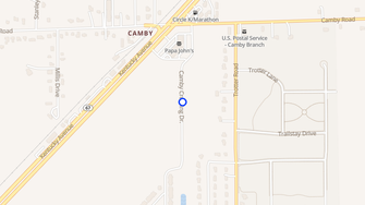 Map for Camby Crossing Apartments - Camby, IN
