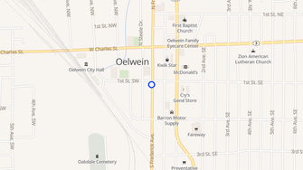 Map for The Mealey Apartments - Oelwein, IA