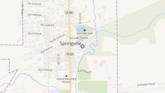 Map for Spring House Apartments - Springville, IA