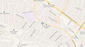 Map for Santa Rosalia - Los Angeles, CA