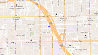 Map for Carlton Canyon Apartments - Los Angeles, CA
