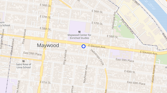 Map for Maywood Manor - Maywood, CA