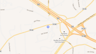 Map for Post Ridge Apartments - Phenix City, AL