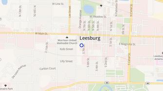 Map for Mag Lee Apartments - Leesburg, FL