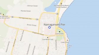 Map for Narragansett Pier Village Apts - Narragansett, RI