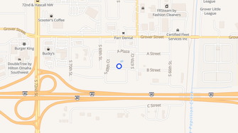 Map for Grover Square Apartments - Omaha, NE