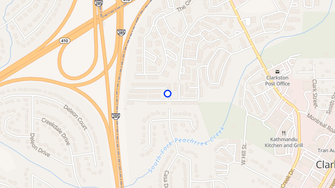 Map for Southern Place  - Clarkston, GA
