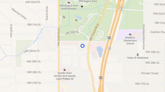Map for Park Ridge Apartments - Oklahoma City, OK