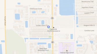 Map for Richmoor Villas - Orlando, FL