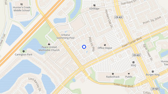 Map for Villanova at Hunters Creek Apartments - Orlando, FL