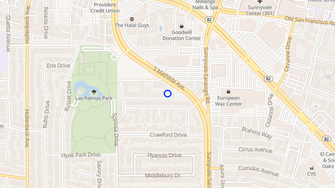 Map for Mathilda Apartments - Sunnyvale, CA