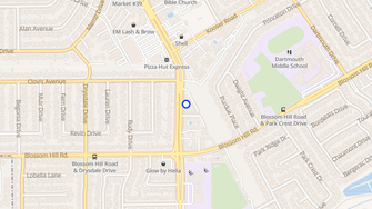 Map for Camden House Apartments - San Jose, CA