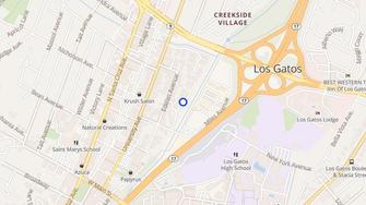 Map for Los Gatos Heights  - Los Gatos, CA