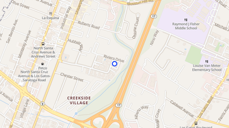 Map for Milbrae Lane Apartments - Los Gatos, CA