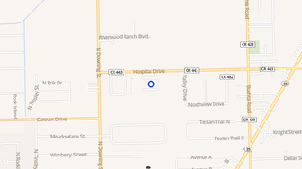 Map for Lexington Square Apartments - Angleton, TX
