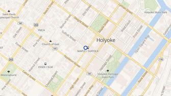 Map for Holyoke House Apartments - Holyoke, MA