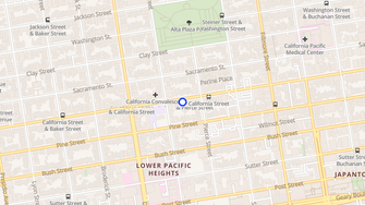 Map for 2661 California Street - San Francisco, CA