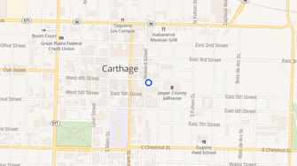 Map for Drake Apartments - Carthage, MO
