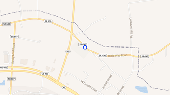 Map for Deerfield Apartments - Crewe, VA