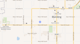 Map for Baus Butte Apartments - Blanding, UT