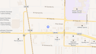 Map for Delmar Apartments - Siloam Springs, AR