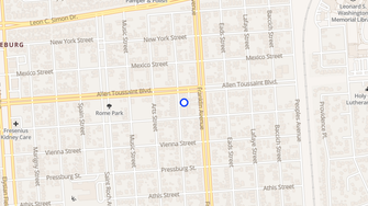 Map for Robert E Lee Apartments - New Orleans, LA