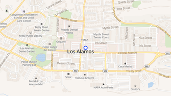 Map for Caballo Peak Apartments - Los Alamos, NM