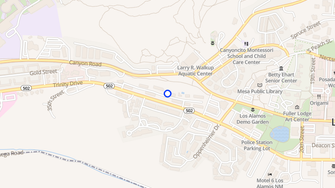Map for Los Cerros Apartments - Los Alamos, NM
