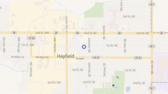 Map for Hayfield Greens Apartments - Hayfield, MN