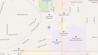 Map for Sunnyside Manor Apartments - Sunnyside, WA
