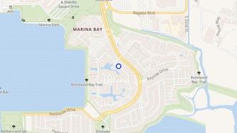 Map for Shores at Marina Bay  - Richmond, CA