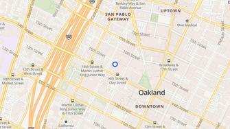 Map for Oaks Hotel - Oakland, CA