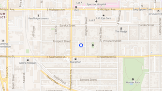 Map for Green Oaks Apartments - Lansing, MI