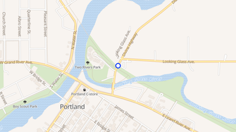 Map for Golden Bridge Manor - Portland, MI