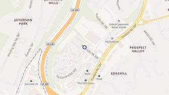 Map for Edgehill Estates - Roanoke, VA