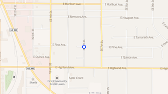 Map for Cottonwood Apartments I - Hermiston, OR