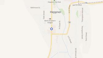 Map for Saint Patrick's Hotel - Heppner, OR