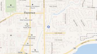 Map for Munsel Park Apartments - Florence, OR