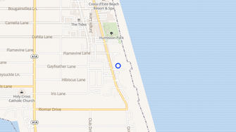 Map for Seacrest Apartment Motel - Vero Beach, FL