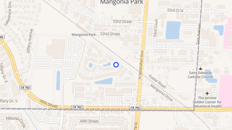 Map for Hampton Court Apartments - Mangonia Park, FL