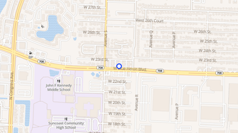 Map for Blue Heron Apartments - Riviera Beach, FL