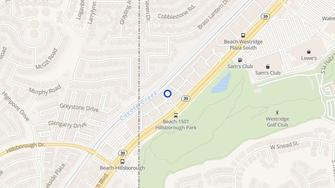 Map for Hillsborough Park Apartments - La Habra, CA