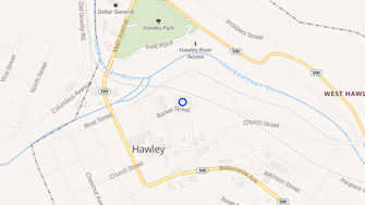 Map for Hawley Village - Hawley, PA