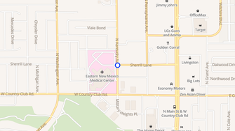 Map for Berrendo Square Apartments - Roswell, NM