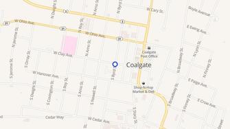 Map for Savannahpark of Coalgate - Coalgate, OK