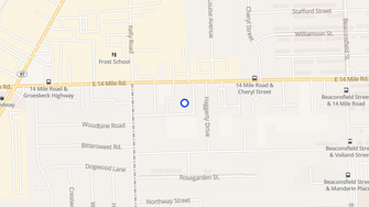 Map for Kelly Square - Roseville, MI