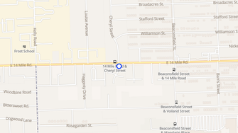Map for Amberidge Apartments - Roseville, MI
