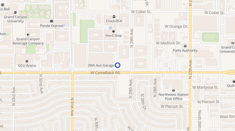 Map for Camelback Vista  - Phoenix, AZ